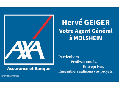 Logo de notre partenaire AXA - HERVÉ GEIGER